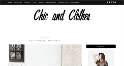 Desktop Screenshot of chicandclothes.com